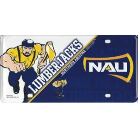 - Northern Arizona Lumberjacks Metal License Plate