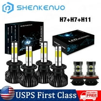 For Kia Soul with projector-type 2014-2019 Combo H7 LED Headlight Bulb High&Low Beam H11 Fog Light Bulbs