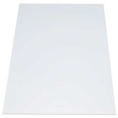 Superior Graphic Supplies White Gloss/Gloss Rigid Vinyl Sheet - .030 inches (30mil) Thickness x 8 inches Wide x 10 inches Long for DIY, Display, Projects, Prints and Crafts, Pack of 6