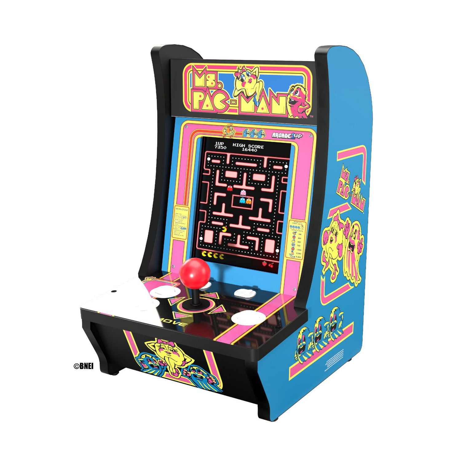 Arcade1Up Ms. PAC-MAN Countercade 5 jeux en 1 Contre-cade
