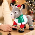 Animated Musical Dominic Donkey Christmas Plush, Singing & Dancing ...