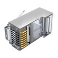 thumbnail image 4 of Conectores Pasantes Blindados RJ45 Cat6 Sabra 60 Piezas, 4 of 8