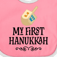 thumbnail image 4 of Inktastic My 1st Hanukkah Dreidel Boys or Girls Baby Bib, 4 of 4