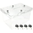 thumbnail image 2 of Shisuyan Acrylic Clear Box with and Keys Wedding Card Box Wedding Shoes Hiding Box, 2 of 8