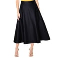 thumbnail image 1 of Gibobby Plisado Mini Falda De Las Falda larga de cuero sintético de cintura alta para mujer Falda negra(Negro, S), 1 of 5