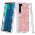 thumbnail image 3 of for Motorola Moto Edge Glitter Case Phone Case Dual Layer Full-Body Rugged Clear Back Case Drop Resistant Shockproof Case, 3 of 4