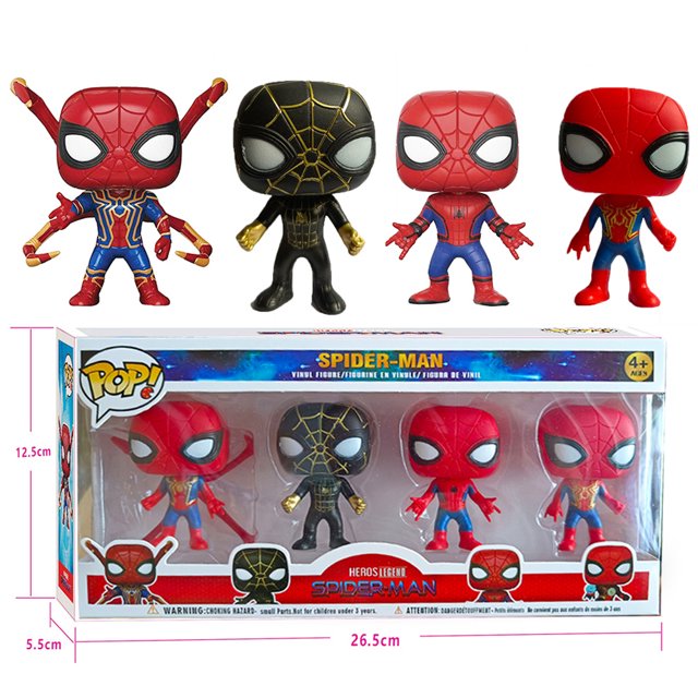 FUNKO POP-figura de Spider-Man NO WAY HOME, figura de los vengadores, figura de mono nocturno, modelo de acción coleccionable, juguetes de regalo