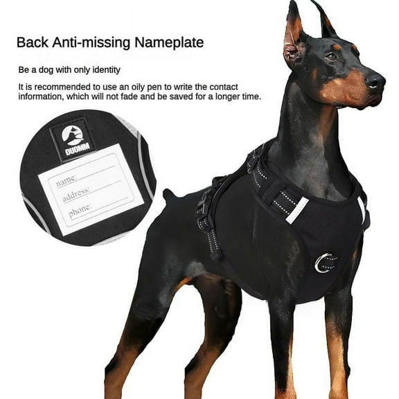 2024 New Pet Chest and Vest Reflective Dog Traction Rope Commuting Explosion Proof Charge Dog Chest and Vest With ID Tag
