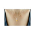 thumbnail image 3 of JewelersClub 1 1/10 Carat T.G.W. Citrine And White Diamond Accent Sterling Silver Pendant, 18", 3 of 4