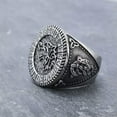 thumbnail image 4 of GKNET Mens Fashion Stainless Steel Nordic Viking Wolf Rings Size 7-15 Accessories, 4 of 6