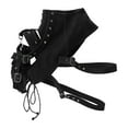 thumbnail image 1 of Bolso de hombro Steampunk ligero con remaches metálicos para Halloween. Negro normal, 1 of 9