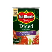 Del Monte Diced Tomatoes with Green Peppers & Onions, 14.5 oz Can
