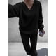thumbnail image 4 of Conjunto Deportivo Mujer PRETTYGARDEN Cuello en V Negro Talle M, 4 of 6