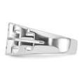 thumbnail image 3 of Sterling Silver Rhodium-plated Polished Black Onyx Men's Ring, 3 of 6