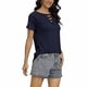 thumbnail image 5 of Puntoco Mujeres Cuello Redondo Color Sólido Manga Corta Casual Todo-Fósforo Pullover tops Puntoco Puntoco-4282, 5 of 6