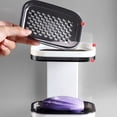 thumbnail image 3 of Wall Mounted Sponge Organizer Moisture-proof Water Draining Tray Storage Box Bathtub Organizing Case Container for Bathroom Gray Double Layers, 3 of 9