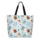 thumbnail image 1 of Fotbe Sea Turtle Bolsa Tote Estética de Lona con Estampado para Mujer - Bolsa Reutilizable de Hombro Casual para Vacaciones, Compras, Trabajo y Gimnasio, 1 of 8