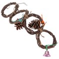 thumbnail image 1 of Parrot Ring Toy Safe Simple To Use Parrot Ring Swing Toy Hand Knitted Chewable For Birds For Parrots ANGGREK Otros, 1 of 8