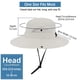 thumbnail image 2 of IC ICLOVER Sombrero para el Sol para Mujer, Cubo de Verano, Ala Ancha, Cola de Caballo, Boonie, Sombrero con Protección UV, Gorra de Playa de Malla Fresca Plegable, Beige, 2 of 7