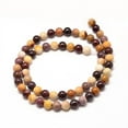 thumbnail image 2 of Natural Round Bead Strands 4mm Hole: 0.8mm about 85~88pcs/strand 15 inch, 2 of 2