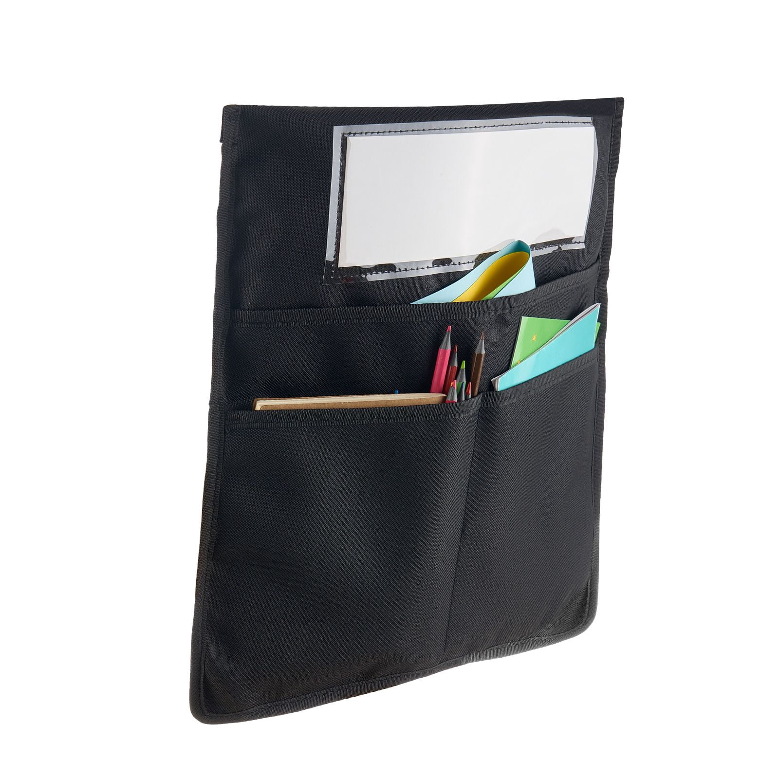 Chairback Pocket 24-Piece 14x15 Inch 600D Oxford Fabric 1 Large + 2 Medium Pockets Fits 12-13 Inch Chairs for Grade K-6
