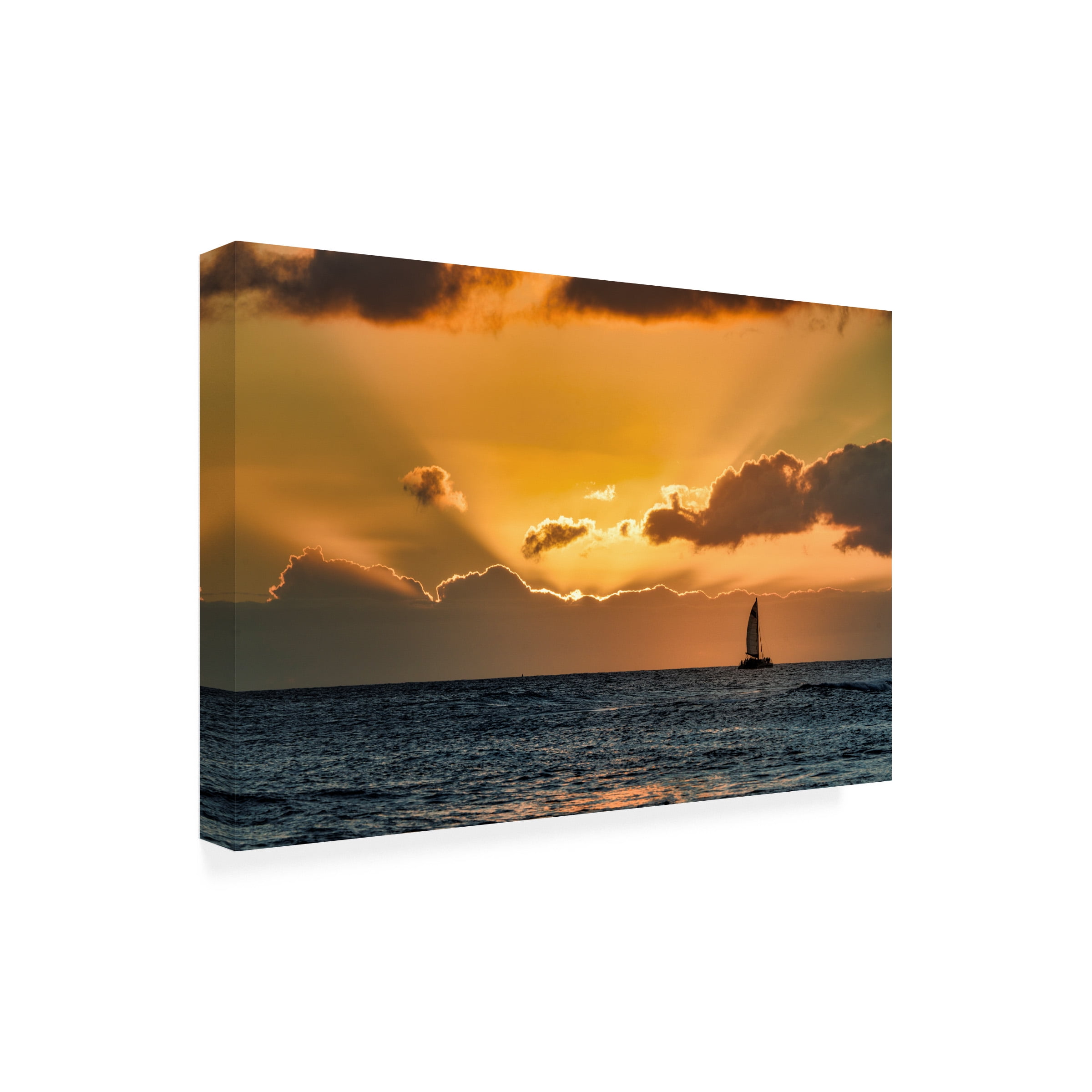 Dennis Frates 'Sailboat 2' Canvas Art
