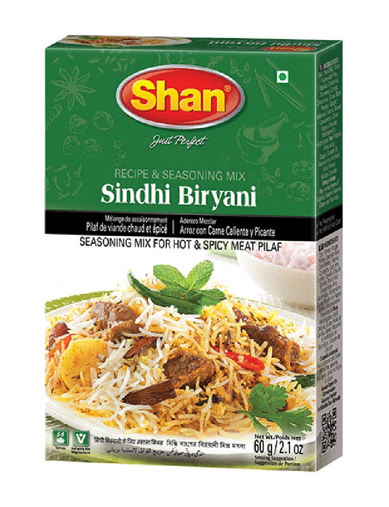 Shan Sindhi Biryani Recipe and Seasoning Mix 60g Spice Powder No