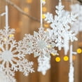 thumbnail image 2 of Kearding Navidad copo de nieve decoración colgante cumpleaños adorno decorativo Type7 NO7, 2 of 6