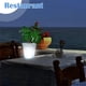 thumbnail image 4 of Decoración del hogar, decoración de habitaciones, decoración de paredes, luces solares para macetas, luces para patios exteriores, luces decorativas redondas para plantas en macetas, caminos, césped,, 4 of 8