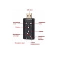 thumbnail image 2 of Tarjeta de sonido Adaptador de audio USB 3D 7.1, 2 of 2