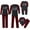 Black Dad, variant on Christmas Pjs Family Matching Sleepwear Holiday Xmas Pajamas PJs Tops and Long Pants Sleepwear Outfits