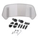 thumbnail image 4 of Clip de extensión para parabrisas de motocicleta, accesorios, deflector de alerón resistente pequeño gris, 4 of 9