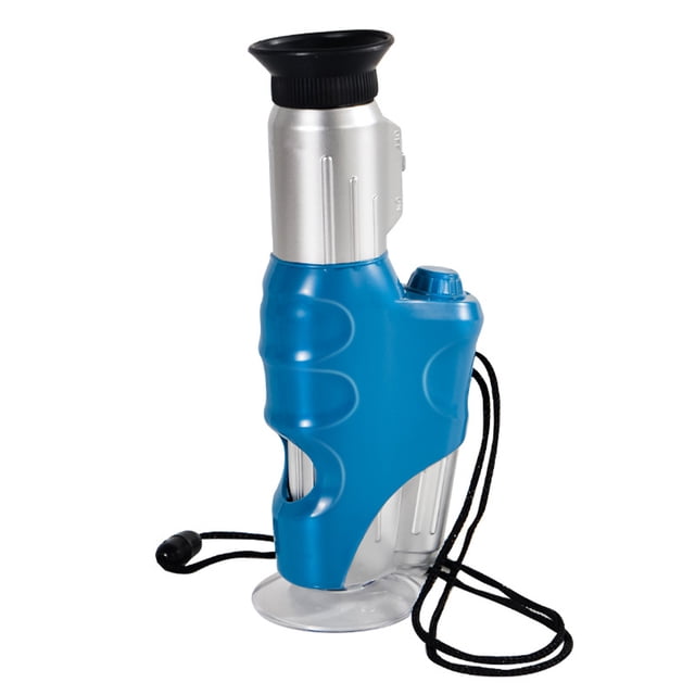 MasteelfCA Shatterproof Kids Microscope with Lights Handheld Outdoor Kids Microscope