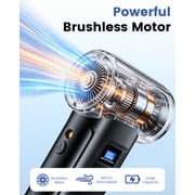 REHOTTOP Cordless Air Duster, 200000RPM Electric Dust Blower with Brushless Motor, 4 Gear Adjustable Jet Dry Blower, Air Blower for Computer, Keyboard, House, Pet and Car