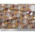 thumbnail image 3 of Soimoi Cotton Duck Fabric Reindeer,Hen & Cock Bird Print Sewing Fabric Yard 42 Inch Wide, 3 of 3