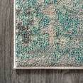 thumbnail image 3 of JONATHAN Y CONTEMPORARY POP 2 x 8 Runner Rug, Modern Abstract Vintage - Cream/Blue, CTP104A-28, 3 of 10