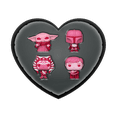 thumbnail image 2 of Funko Pocket POP: The Mandalorian Valentine Box 4 Piece (Walmart Exclusive), 2 of 5