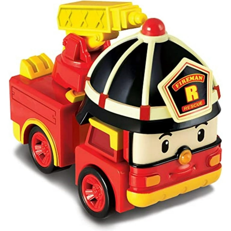 Véhicule transformable Robocar Poli Roy Pack Super Fireman Ouaps