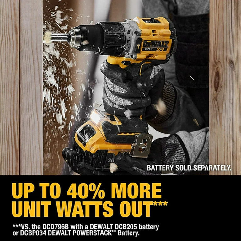 DeWalt 20V DCD805 MAX Brushless Cordless 1 2 Hammer Combi Drill Driver with LED Work Light Tool Only