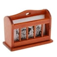 thumbnail image 3 of Casa de de en Miniatura Revistero Estante para Libros Artículos Hechos, 3 of 6