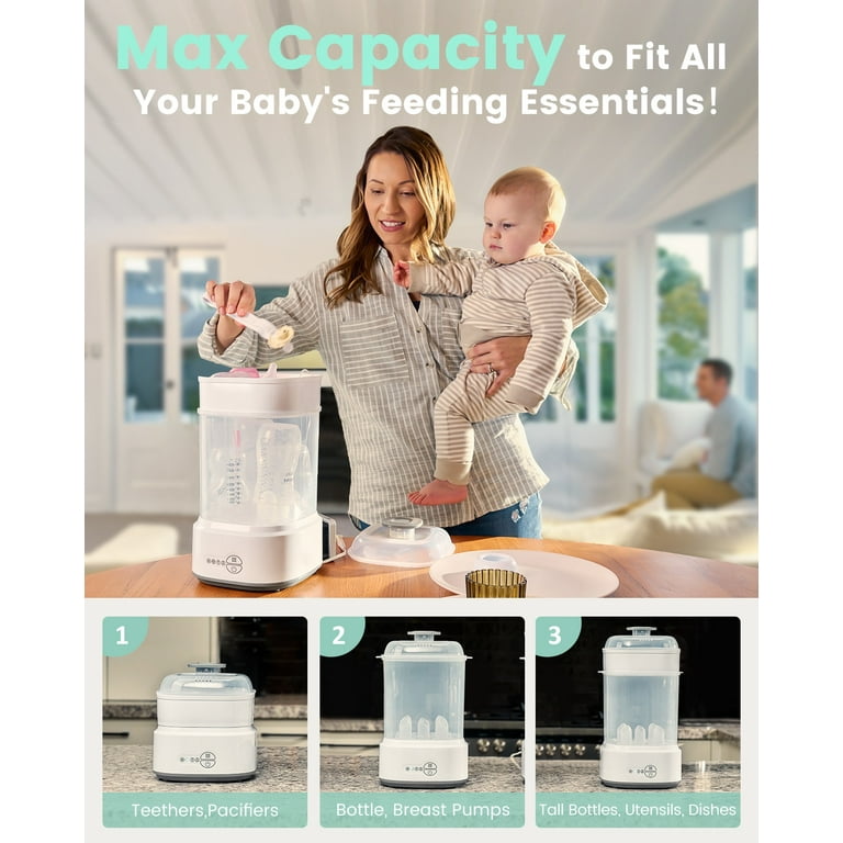 Free Shipping! BABYMUST Baby Bottle Sterilizer Dryer, Fast