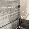 thumbnail image 3 of 30" Gray Wood Chest - Lift Top with 100° Opening Angle - Bedroom Decoration - Sufficient Inner Space, 3 of 3