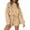 Beige, variant on Pajama Sets for Women Two Piece Outfits Long Sleeve Sweatshirts Lounge Sets Casual Tops and Shorts Fall Outfits