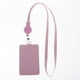 thumbnail image 5 of Porta Acreditación Portatarjetas Vertical de Cuero PU de Caras con Correa para Cordón en El Cuello - Rosado SM SunniMix Porta credencial con cordón, 5 of 8
