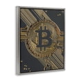thumbnail image 2 of Stupell Industries Art Deco Web Of Wealth Circuits Gray Floating Frame Canvas Art, 25 x 31, by Svetlana Aleynikova, 2 of 8
