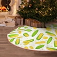 thumbnail image 5 of Sikiie Cartoon Corn Nativity Christmas Tree Skirt, Jesus Christian Winter Holiday Tree Mat Decoration(30-48IN)30", 5 of 6