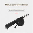 thumbnail image 2 of 3pcs Hand BBQ Fan Outdoor BBQ Fan Air Blower For Barbecue, 2 of 5