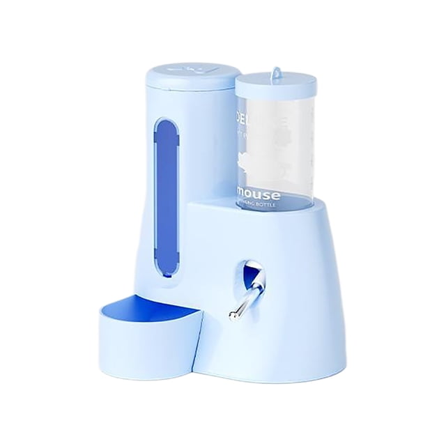 Hamster Water Dispenser Automatic Feeder Bottle No Design 5.1x4.3x6.3 Inches Large Capacity Leakproof Cage Accessory For Ferrets And Small Animals Mouth Rinse Automatic Dog Crate Water Bottle with Cup