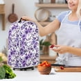 thumbnail image 3 of Yuyamidu Purple Flower Blender Cover Anti Scratch Kitchen Appliance Dustproof Cover Universal Juicer Coffee Maker Cover Soy Milk Maker Cover Multi Cooker Mixer Covers, 3 of 6