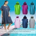 thumbnail image 4 of Bata Surf Poncho Hiturbo, con capucha, de secado rápido, 112 cm, 4 of 6